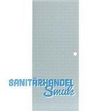 SOLIDO Glasschiebet�r Edelstein Smaragd wei�, Muschelgriff Bohrung 920x2100