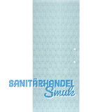 SOLIDO Glasschiebet�r Edelstein Gr. Smaragd wei�, mit Sto�griff Bohrung 920x2100