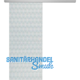 SOLIDO Glasschiebet�r Set Edelstein Gr. Smaragd klar, Muschelgriff silber, 820