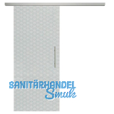 SOLIDO Glasschiebet�r Set Edelstein Brillant klar, Sto�griff silber, 920