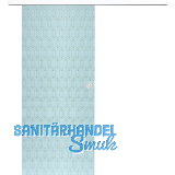 Glasschiebet�r Set Grande Smaragd wei�, Inlay wei�, Muschelgriff silber, 920