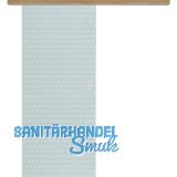 Glasschiebet�r Set Smaragd klar, Inlay Risseiche, Muschelgriff silber, 820