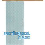 Glasschiebet�r Set Brillant wei�, Inlay Risseiche, Sto�griff silber, 920 mm