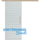 Glasschiebet�r Set Grande Smaragd klar, Inlay Achat, Sto�griff silber, 920