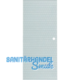 SOLIDO Glasschiebet�r Edelstein Smaragd klar, Muschelgriff Bohrung 720x2100