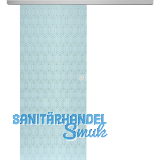 SOLIDO Glasschiebet�r Set Edelstein Gr. Smaragd wei�, Muschelgriff silber, 720