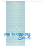 Glasschiebet�r Set Grande Smaragd wei�, Inlay wei�, Sto�griff silber, 720