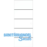 SOLIDO Ganzglas Schiebet�r Industry Black 3, Muschelgriff Bohrung, 720x2100