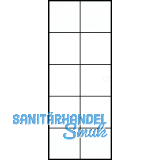 SOLIDO Ganzglas Schiebet�r Industry Black 5, Muschelgriff Bohrung, 720x2100