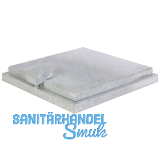 Brunnenschachtabdeckung vollbadfeuerverzinkt 600/600 mm ohne Entl�ftungsrohr