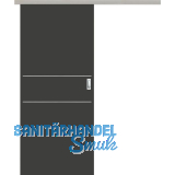 SOLIDO Donau Schiebet�re Set CPL Studio Ebony, 2 Lisenen, 820x2070