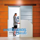 ECLISSE UNICO Schiebet�reinbaukasten Massivwand 1-flg. f�r Ziegel 100, 750/2000