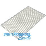 Industrienormrost Au�enma� 1000 x 1000 mm, Maschenteilung 33 x 33 mm, 40 x 2 mm