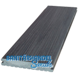 K&R WPC Terrassendiele Vollprofil 140 grau, 21x140x5000mm