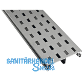 K&R Drainageprofil / Bel�ftungsprofil, silber eloxiert 100x21x3000mm