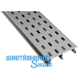 K&R Drainageprofil / Bel�ftungsprofil, silber eloxiert 100x26x1900mm