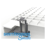 Befestigungsklemme f�r Maschenweite 33 x 33 mm