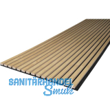 KOSCHE Akustikpaneel Eiche Natur / schwarz 561x1190 mm
