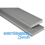 KOVALEX WPC Terrassendiele Vollprofil grau mattiert, 26x145x5000mm