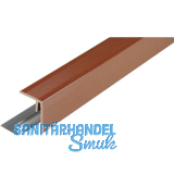 KOVALEX WPC Seitenabschluss braun