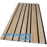 KOSCHE Akustikpaneel 3D Eiche Andorra / schwarz