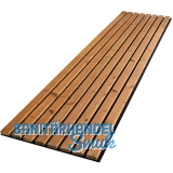 KOSCHE Akustikpaneel Hydro Thermofichte maronbraun ge�lt