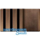 Kosche Akustikpaneel Muster Metall Bronze / schwarz