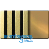 Kosche Akustikpaneel Muster Metall Gold / schwarz