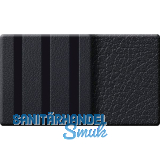 Kosche Akustikpaneel Muster Leder schwarz / schwarz