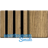 Kosche Akustikpaneel Muster Eiche Toscana / schwarz