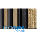 Kosche Akustikpaneel Muster 3D Konstanz bicolor / schwarz