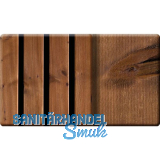 Kosche Akustikpaneel Muster Hydro Thermofichte maronbraun ge�lt