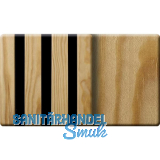 Kosche Akustikpaneel Muster Hydro Kiefer astfrei unbehandelt