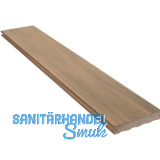 SILVADEC Terrassendiele Emotion glatt �quator braun, 23x138x4000mm