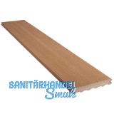 SILVADEC Terrassendiele Elegance glatt Colorado braun, 23x138x6000mm