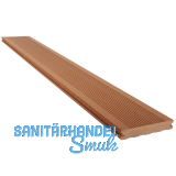 SILVADEC Terrassendiele Elegance gerillt Colorado Braun, 23x138x6000mm