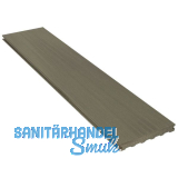 SILVADEC Terrassendiele Atmosphere geb�rstet Cayenne Grau, 23x180x4000mm