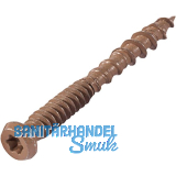 Edelstahlschrauben dunkelbraun, 5x50mm