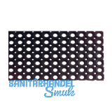 Ringgummimatte schwarz offen 1500x1000x23 mm