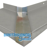 Verbinder Standard 25 mit Dichtteil Alu natur eloxiert 90� Au�enecke 380 mm