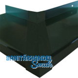 Verbinder Standard 25 mit Dichtteil Alu anthrazit lackiert 90� Au�enecke 165 mm