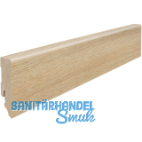 DISANO Sockelleiste Eiche hell rustikal, Eiche Ontario puro, 16/58