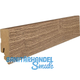 HARO Laminat Sockelleiste Bergeiche braun, Eiche Portland natur, 16/58