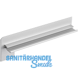 Seitenabschl�sse FB 40 Sichtbeton Alu natur eloxiert 130 mm