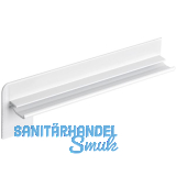 Seitenabschl�sse FB 40 Sichtbeton Alu wei� lackiert 360 mm