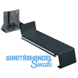 Verbinder Standard 25 mit Dichtteil Alu anthrazit lackiert gerader Sto� 360 mm