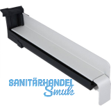 Seitenabschluss BF2504 mit Dichtteil f�r Sichtbeton Alu blank 300 mm