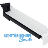 Seitenabschluss BF2504 mit Dichtteil f�r Sichtbeton Alu wei� lackiert 240 mm