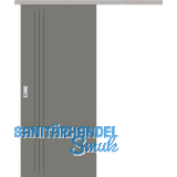 SOLIDO Donau G-TEC Blackline Schiebetüre Set 3S Staubgrau TBA 920/2070 mm SOLIDO Donau G-TEC Blackline Schiebetüre Set 3S Staubgrau TBA 920/2070 mm