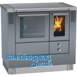 LOHBERGER Festbrennstoffherd LC 75 B Edition, Anthrazit-metallic